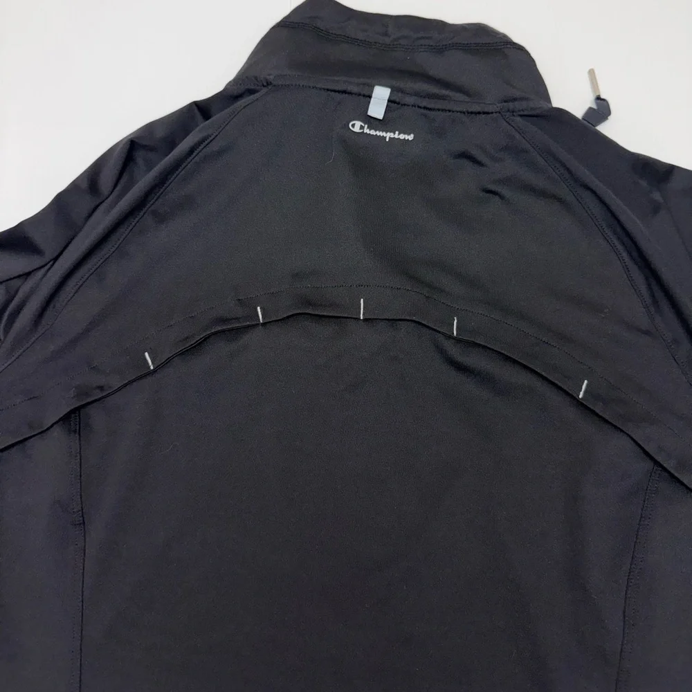 T379- Champion Black Full-Zip Jacket - Picture 12 of 13